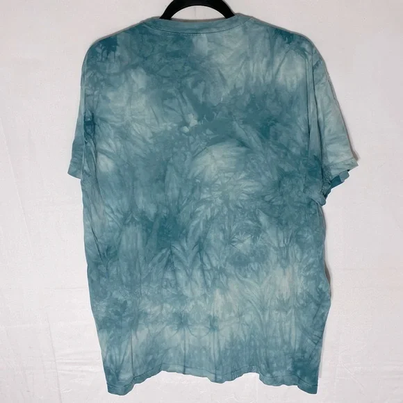 The Mountain Blue Tie Dye Grumpy Cat Graphic Tee T Shirt L - Picture 2 of 16